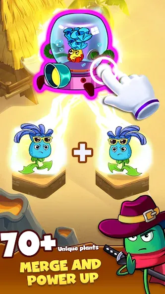 Zombie Defense - Plants War — скриншот 3