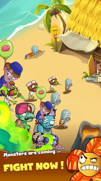 Zombie Defense - Plants War — скриншот 4