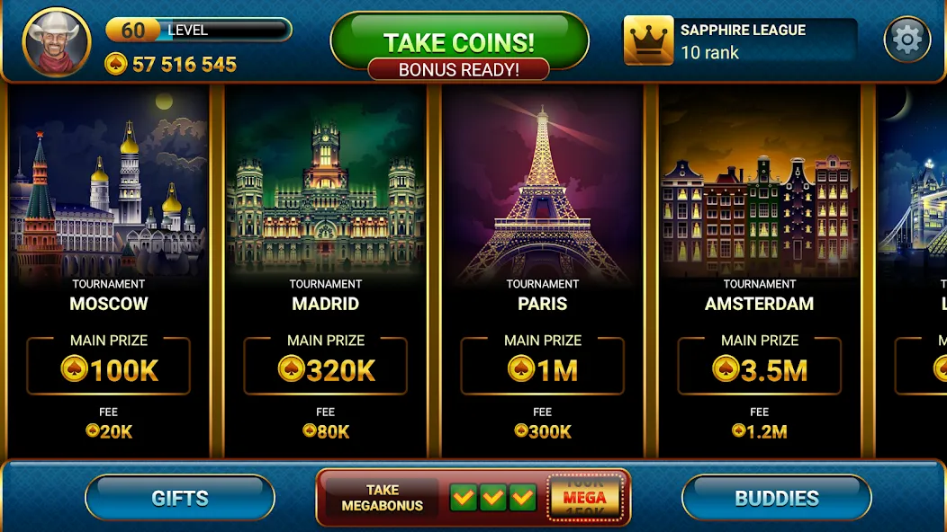 Poker Championship Tournaments — скриншот 1 Poker Championship Tournaments — скриншот 1