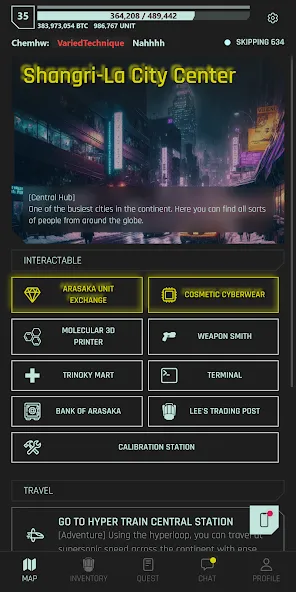 CyberCode Online -Text MMORPG — скриншот 4