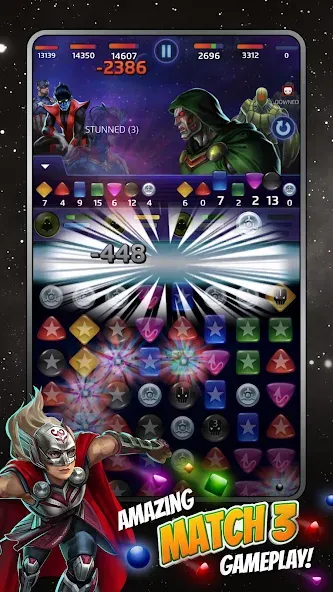 MARVEL Puzzle Quest: Hero RPG — скриншот 1