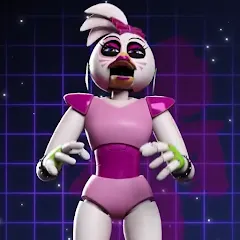 Скачать Glamrock Chica Workshop Glitch — MOD APK Все открыто