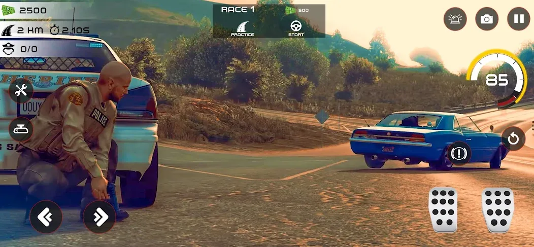Highway Police Chase Simulator — скриншот 3 Highway Police Chase Simulator — скриншот 3