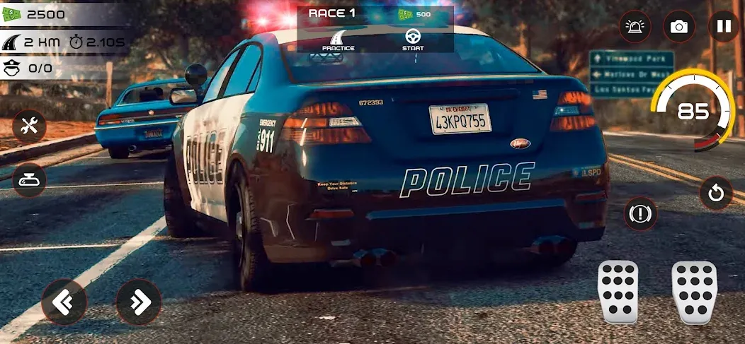 Highway Police Chase Simulator — скриншот 5