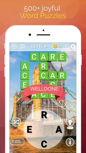 Word Travel: Wonders Trip Game — скриншот 1