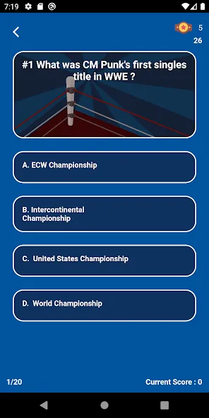 World Wrestling Trivia — скриншот 4