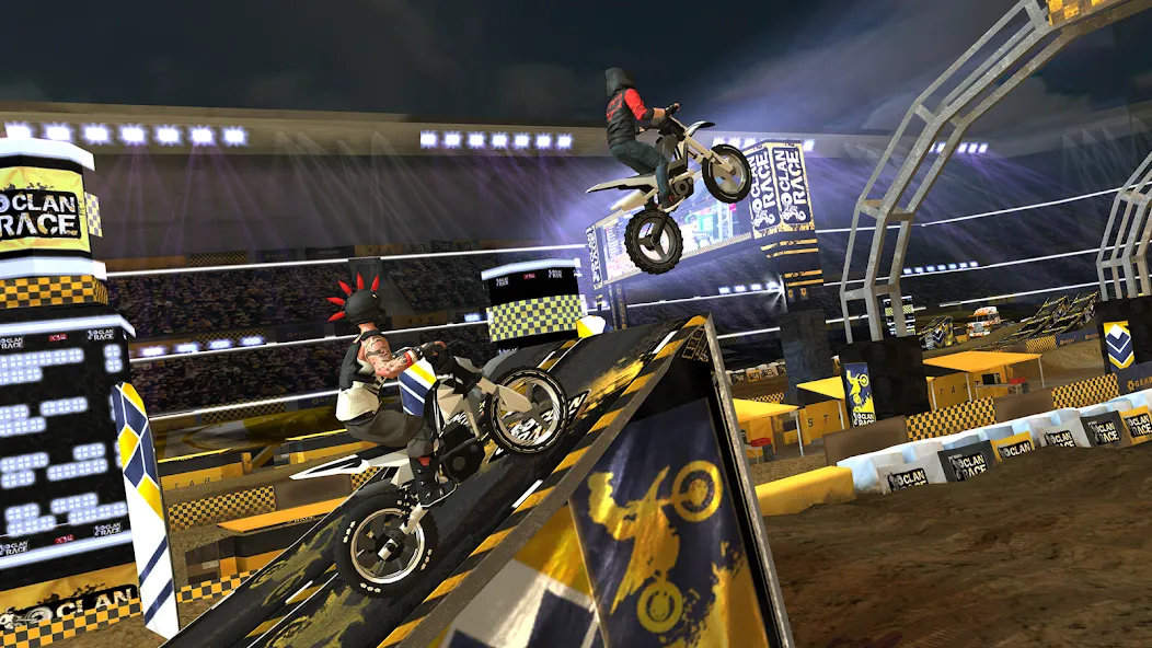Clan Race: PVP Motocross races — скриншот 1 Clan Race: PVP Motocross races — скриншот 1