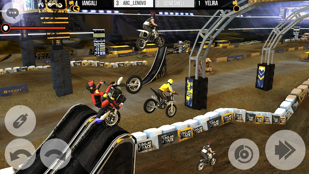 Clan Race: PVP Motocross races — скриншот 5