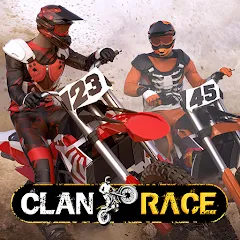 Clan Race: PVP Motocross races - Взлом Много денег