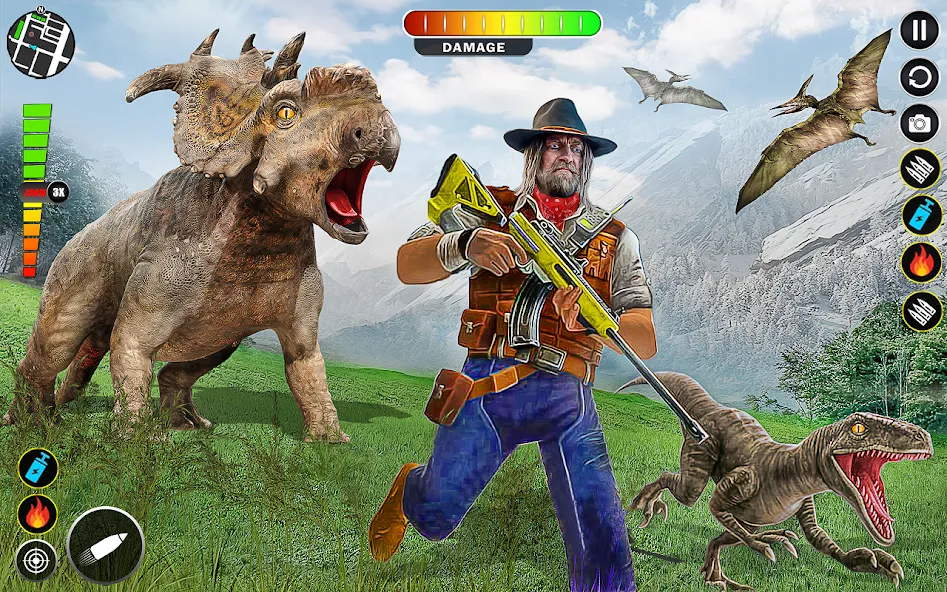 Real Dino Hunter 3D Gun Games — скриншот 4