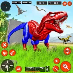 Real Dino Hunter 3D Gun Games — Много денег