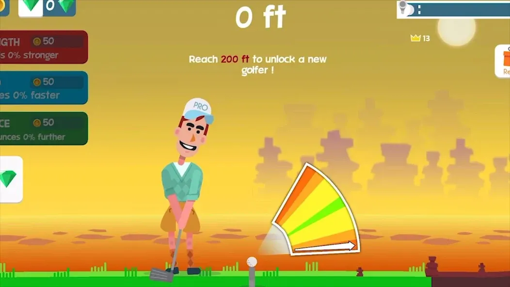 Golf Orbit: Oneshot Golf Games — скриншот 1