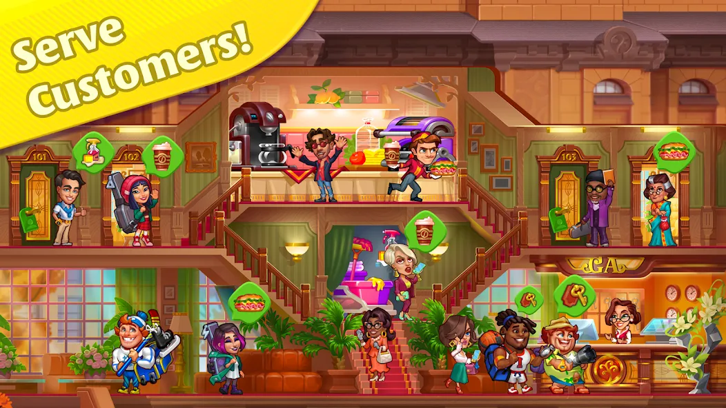 Grand Hotel Mania: Hotel games — скриншот 4 Grand Hotel Mania: Hotel games — скриншот 4