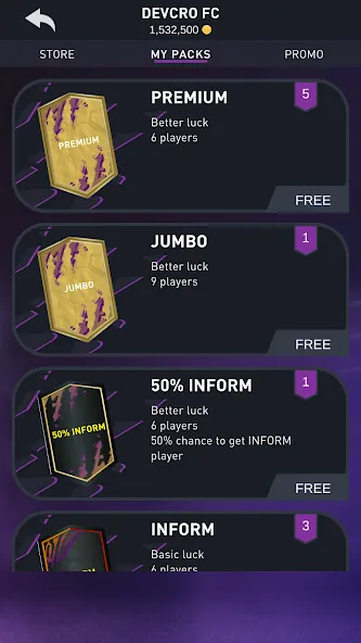 DEVCRO 22 - Draft, Packs — скриншот 3
