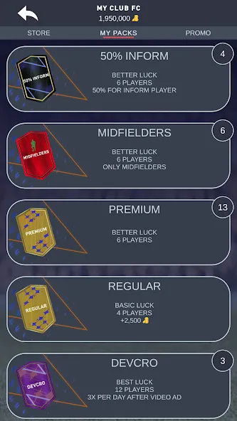 DEVCRO 23 - Draft, Packs! — скриншот 2 DEVCRO 23 - Draft, Packs! — скриншот 2