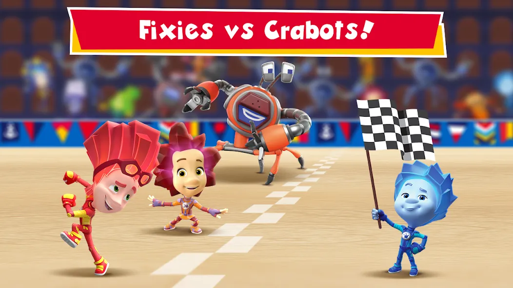 Fixies vs Crabots: Cool Game! — скриншот 1