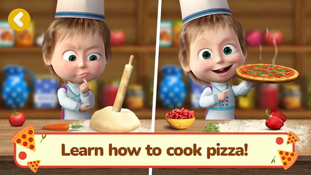 Masha and the Bear Pizza Maker — скриншот 3