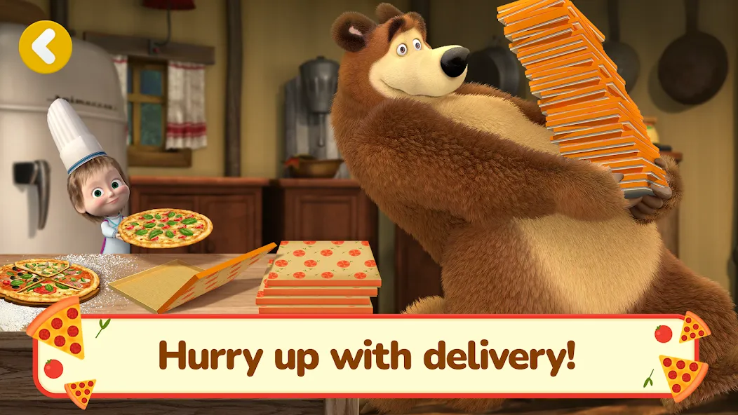 Masha and the Bear Pizza Maker — скриншот 4
