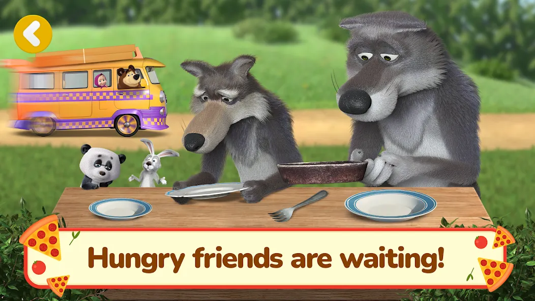 Masha and the Bear Pizza Maker — скриншот 5