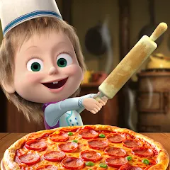 Masha and the Bear Pizza Maker на Android — Все ингредиенты открыты
