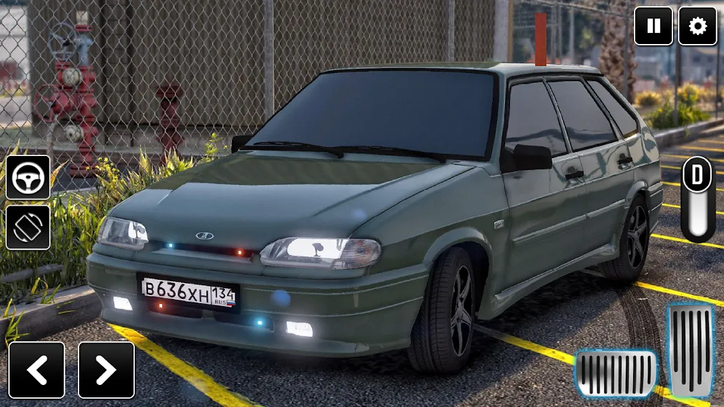 2114 Car Driving: Lada sedan — скриншот 1