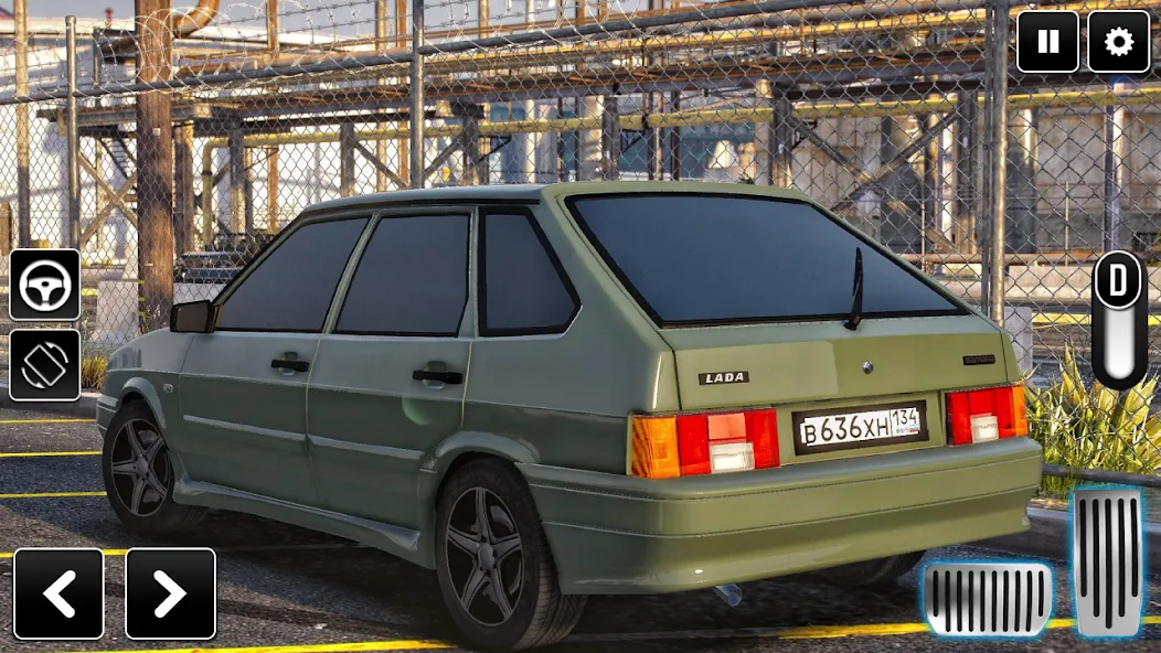 2114 Car Driving: Lada sedan — скриншот 3