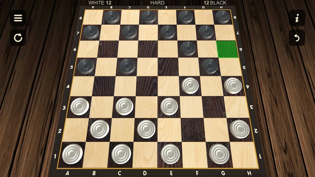 Checkers - Two player — скриншот 1