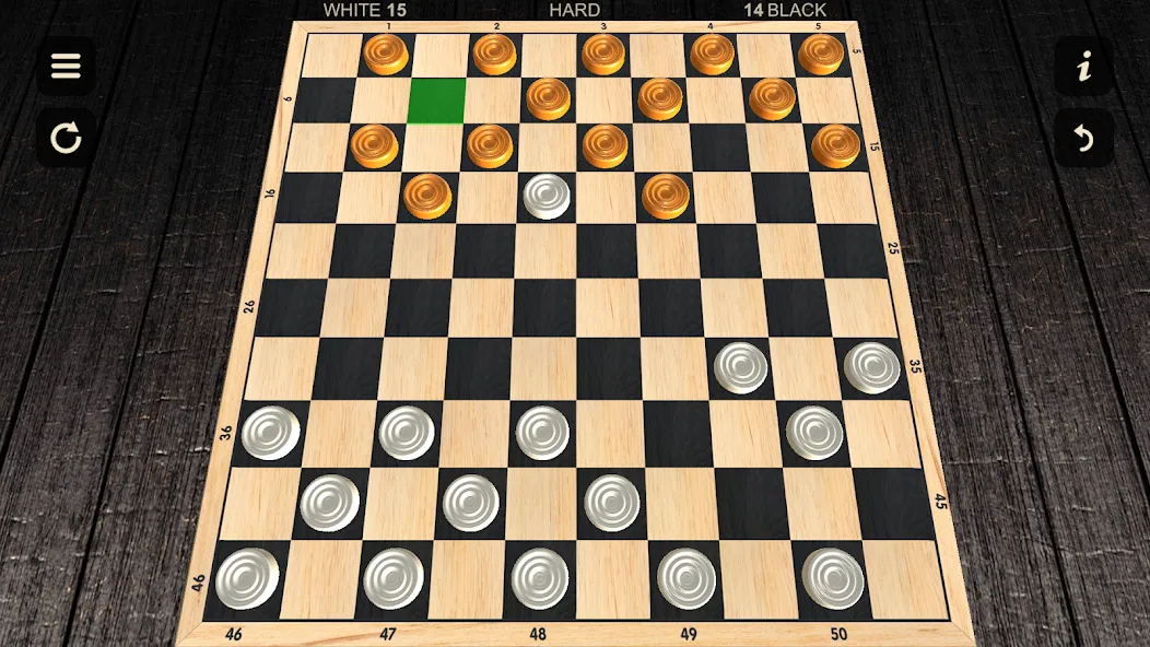 Checkers - Two player — скриншот 2