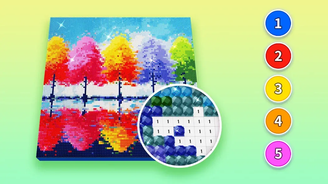 Diamond Painting by Number — скриншот 2 Diamond Painting by Number — скриншот 2