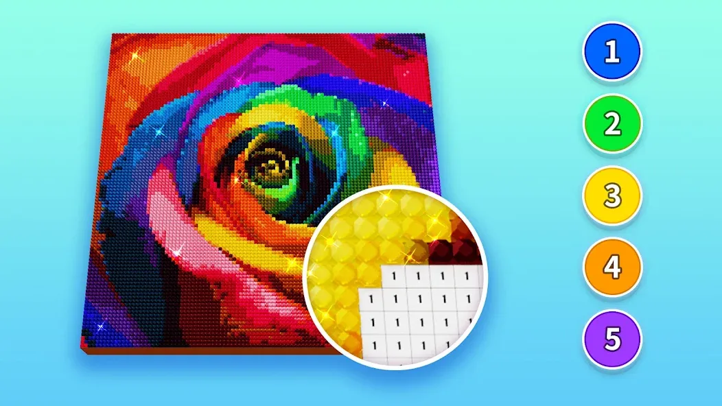 Diamond Painting by Number — скриншот 3 Diamond Painting by Number — скриншот 3