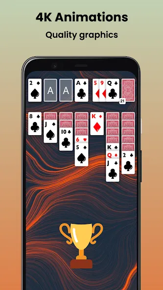 Klondike Solitaire Offline — скриншот 4