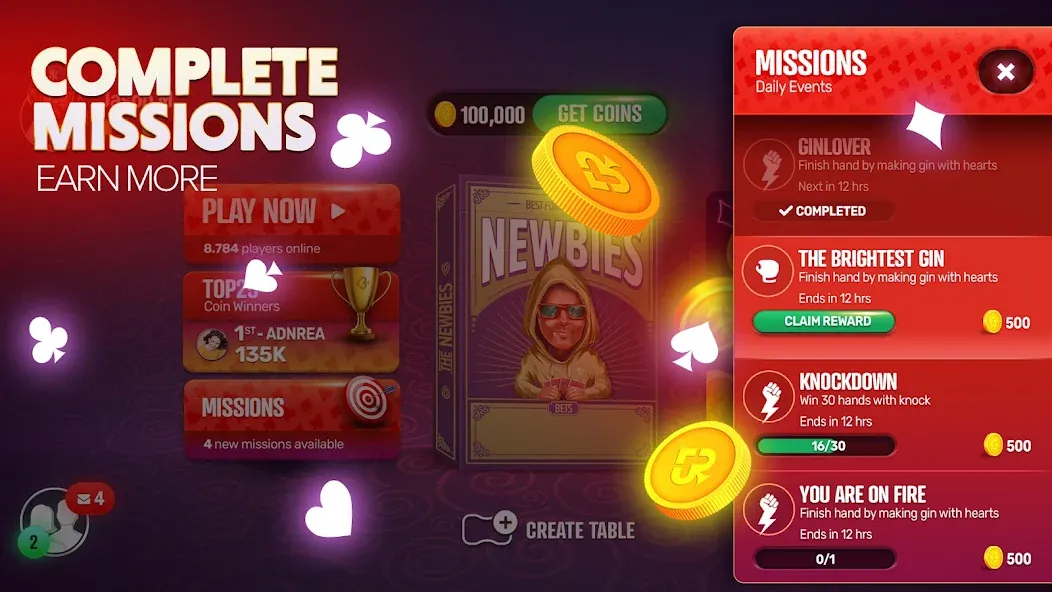 Gin Rummy Extra - Online Rummy — скриншот 4