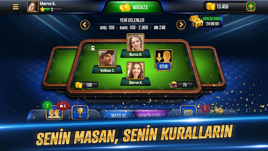 Tekel Okey — скриншот 4