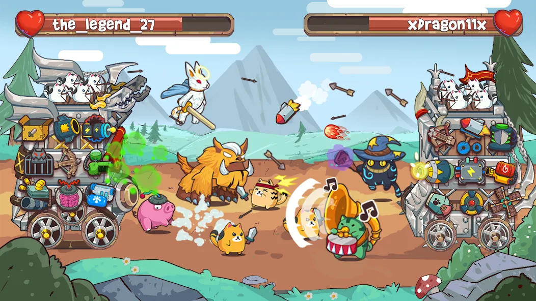 CatnRobot Idle TD: Battle Cat — скриншот 3
