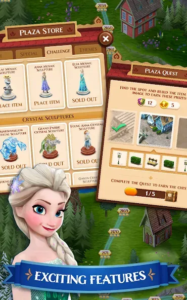 Disney Frozen Free Fall Games — скриншот 2