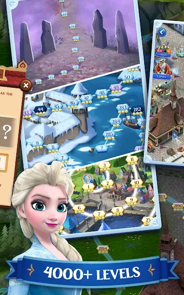 Disney Frozen Free Fall Games — скриншот 3