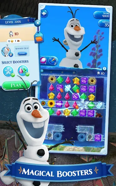 Disney Frozen Free Fall Games — скриншот 5