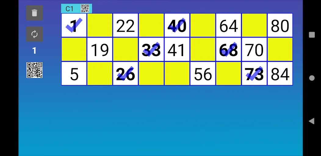 Bingo RS Cards — скриншот 2