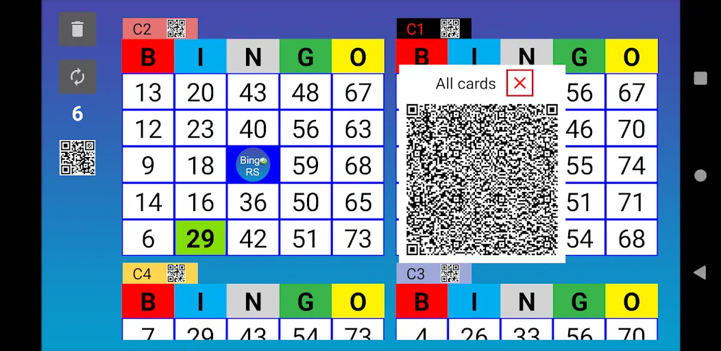 Bingo RS Cards — скриншот 3