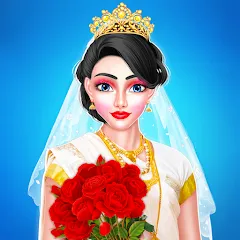 Взлом Indian Bride Makeup Games — Много денег