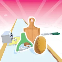 Скачать Potato Rush — Модификация Много денег
