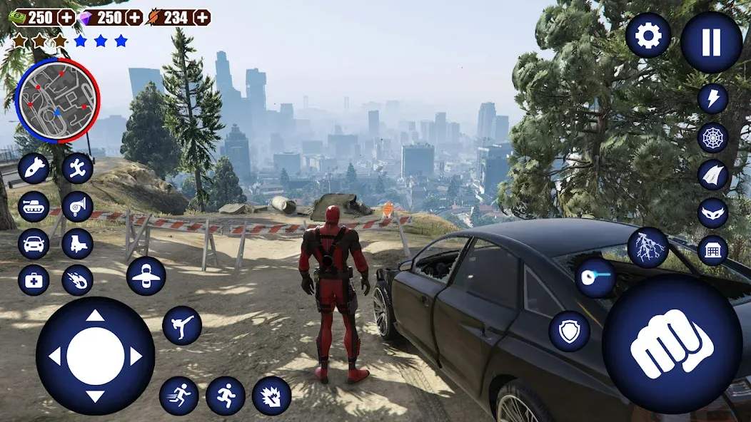 Miami Rope Hero Spider Game 2 — скриншот 3