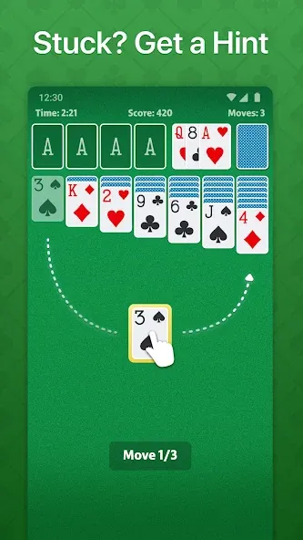 Solitaire - Classic Card Game — скриншот 4 Solitaire - Classic Card Game — скриншот 4