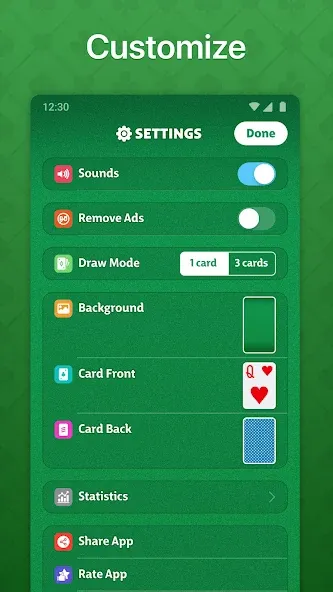 Solitaire - Classic Card Game — скриншот 5