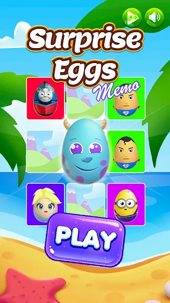 Surprise Eggs Memory — скриншот 1