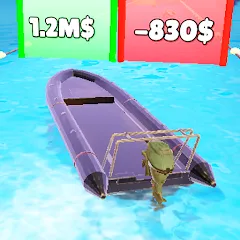 Скачать Boat Evolution — МОД Много денег