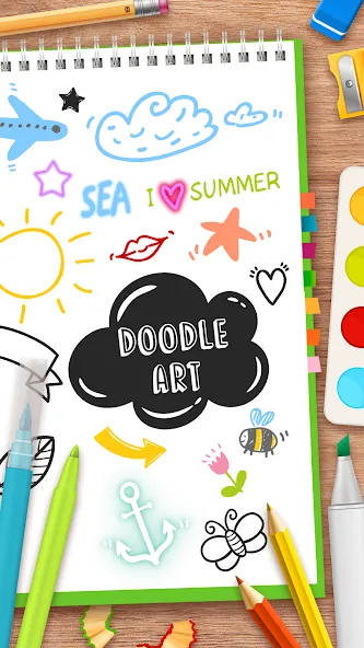 Draw Doodle - Kids drawing — скриншот 1