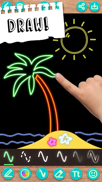 Draw Doodle - Kids drawing — скриншот 2