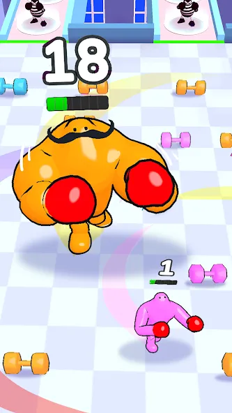 Punchy Race: Run & Fight Game — скриншот 2