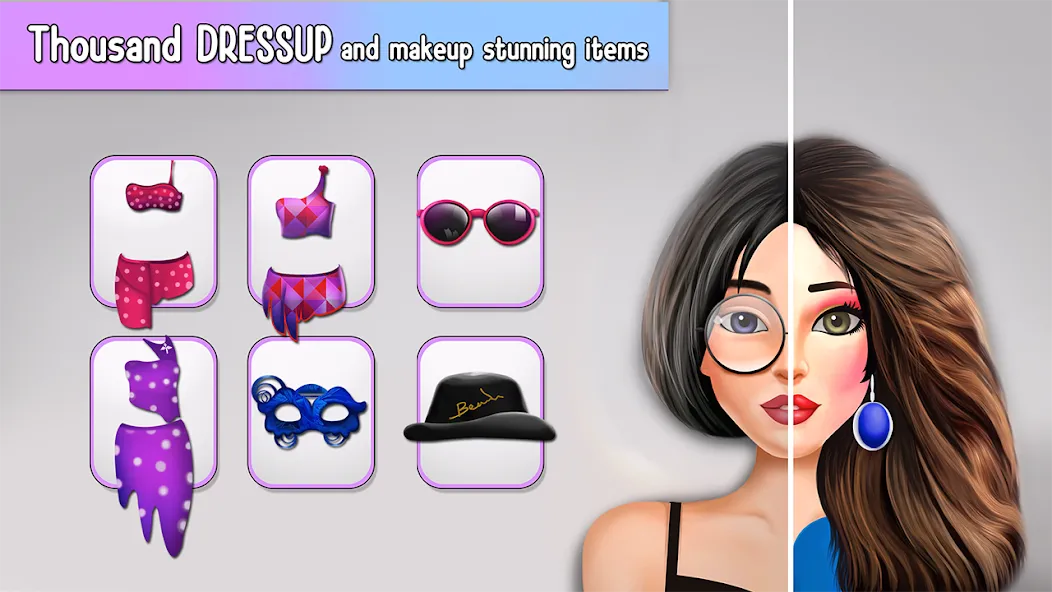 Fashion Stylist Makeup Dressup — скриншот 4